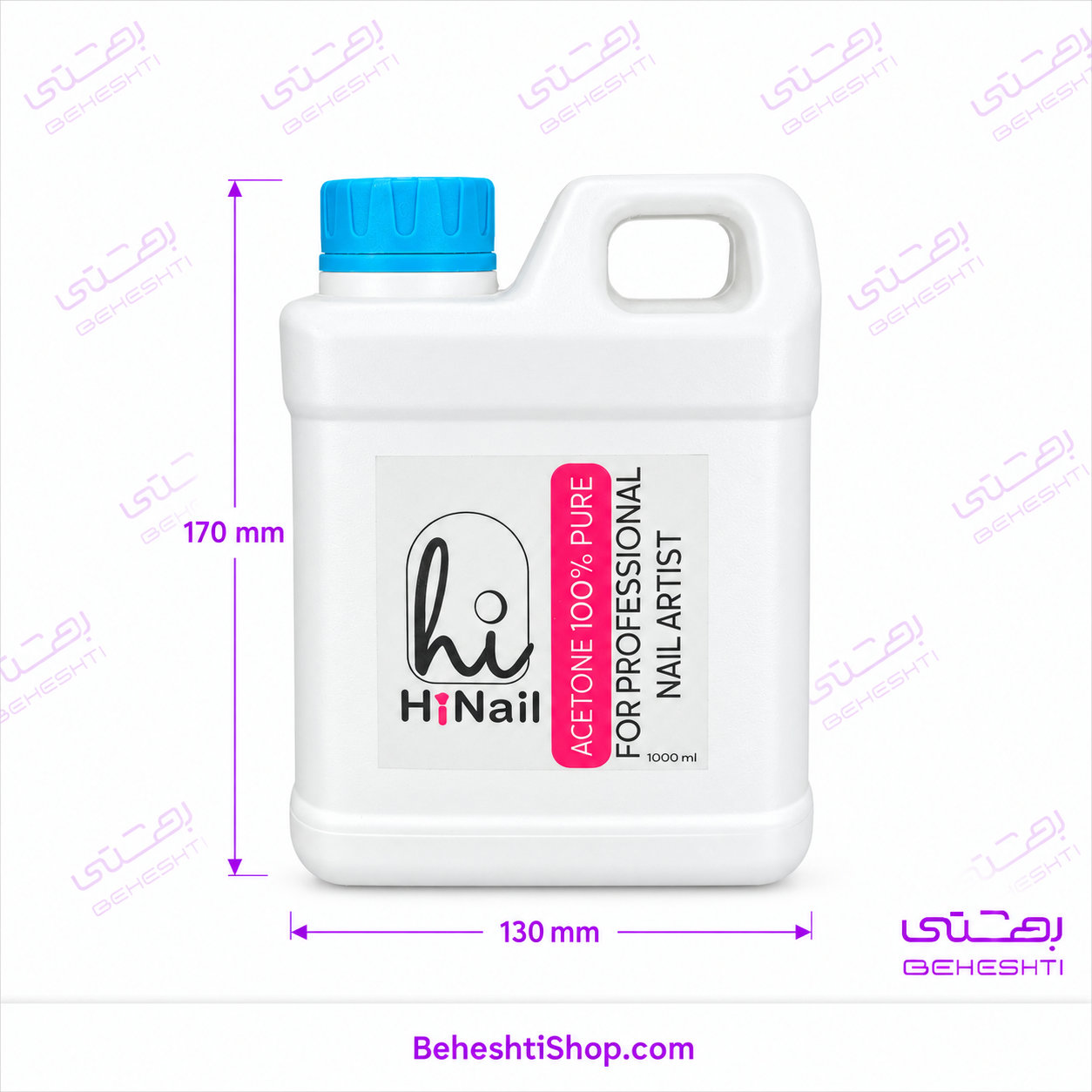 استون 100 درصد 1لیتری های نیل Hinail